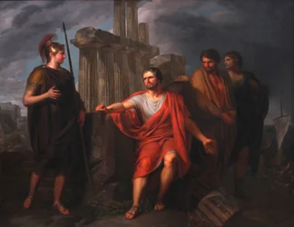 Marius sitzt auf den Ruinen von Karthago